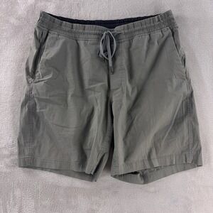 Lululemon Bowline Shorts Mens Size Large‎ Green Drawstring Pockets Casual